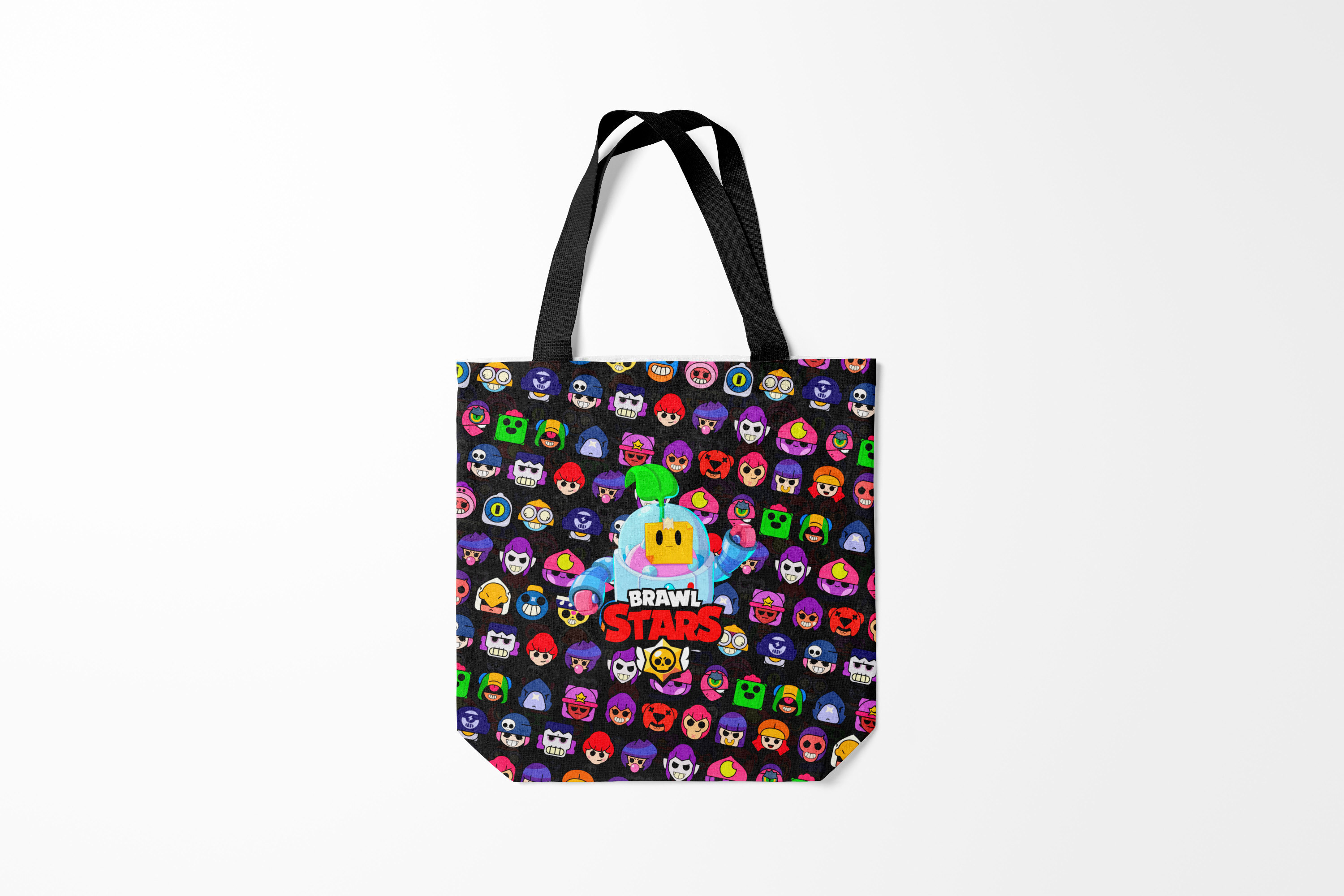 

Сумка шoппер унисекс Burnettie Brawl Stars SPROUT, черный, Brawl Stars SPROUT
