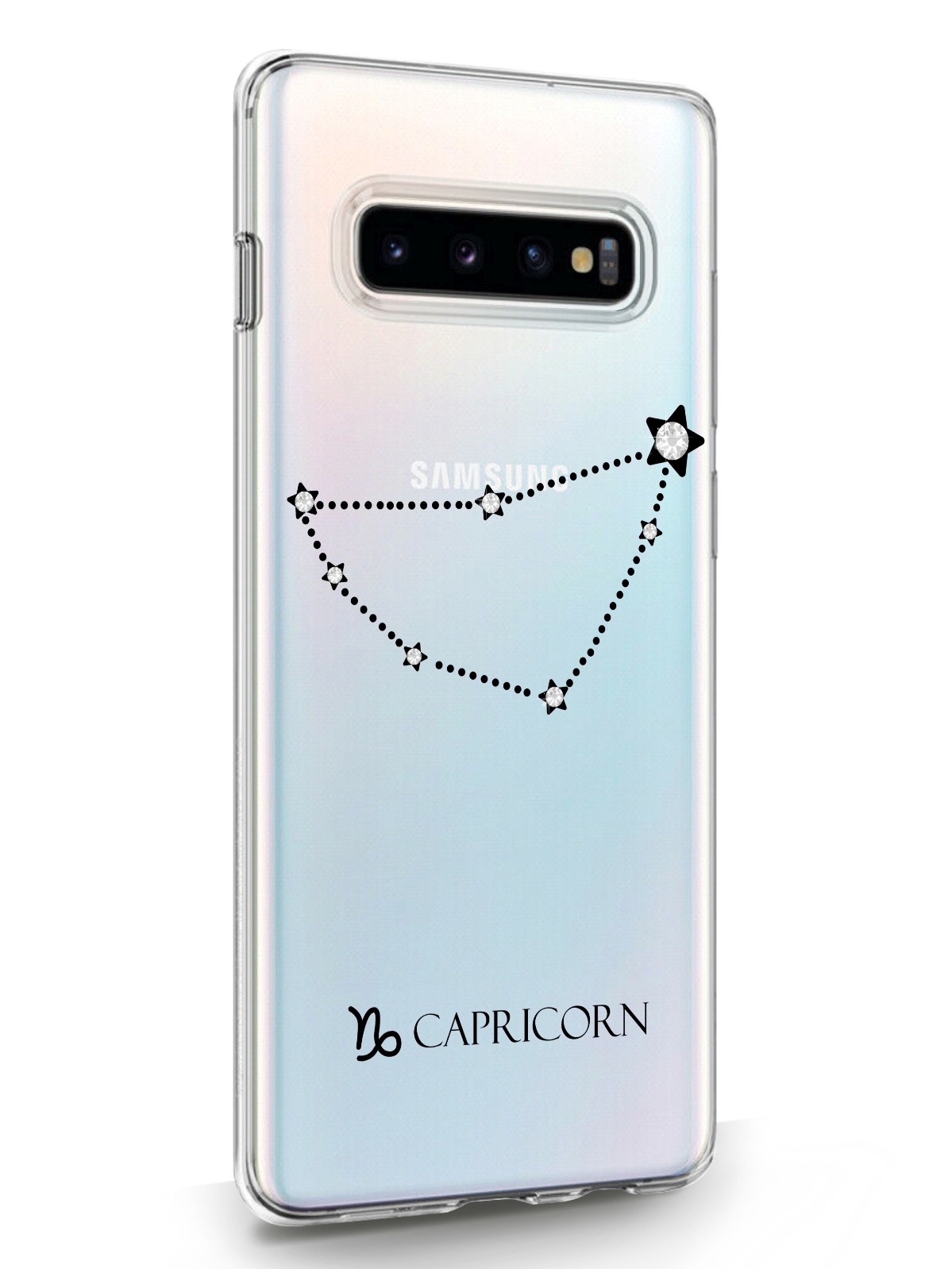 

Чехол MustHaveCase для Samsung Galaxy S10 Plus Знак зодиака Козерог прозрачный, Samsung Galaxy S10 Plus Знак зодиака Козерог Capricorn