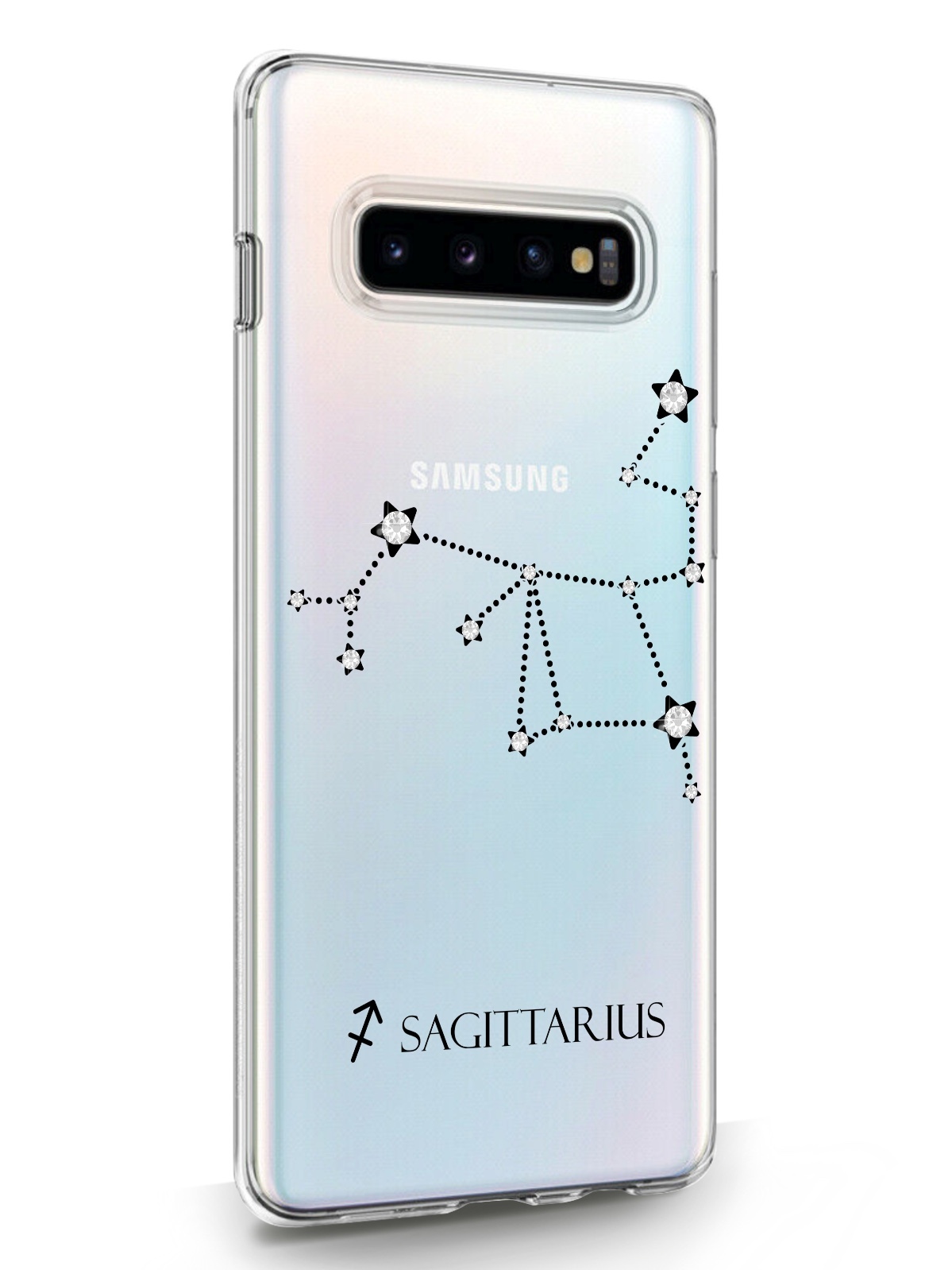 

Чехол MustHaveCase для Samsung Galaxy S10 Plus Знак зодиака Стрелец прозрачный, Samsung Galaxy S10 Plus Знак зодиака Стрелец Sagittarius