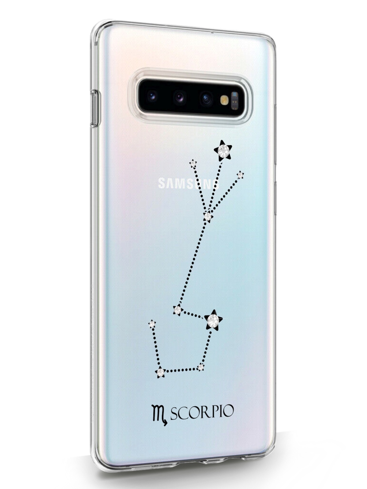 

Чехол MustHaveCase для Samsung Galaxy S10 Plus Знак зодиака Скорпион прозрачный, Samsung Galaxy S10 Plus Знак зодиака Скорпион Scorpio