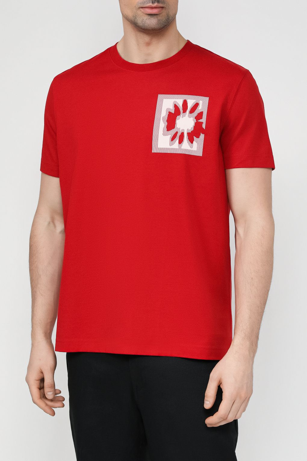 

Футболка мужская Esprit Casual 014EE2K310 красная M, Красный, 014EE2K310