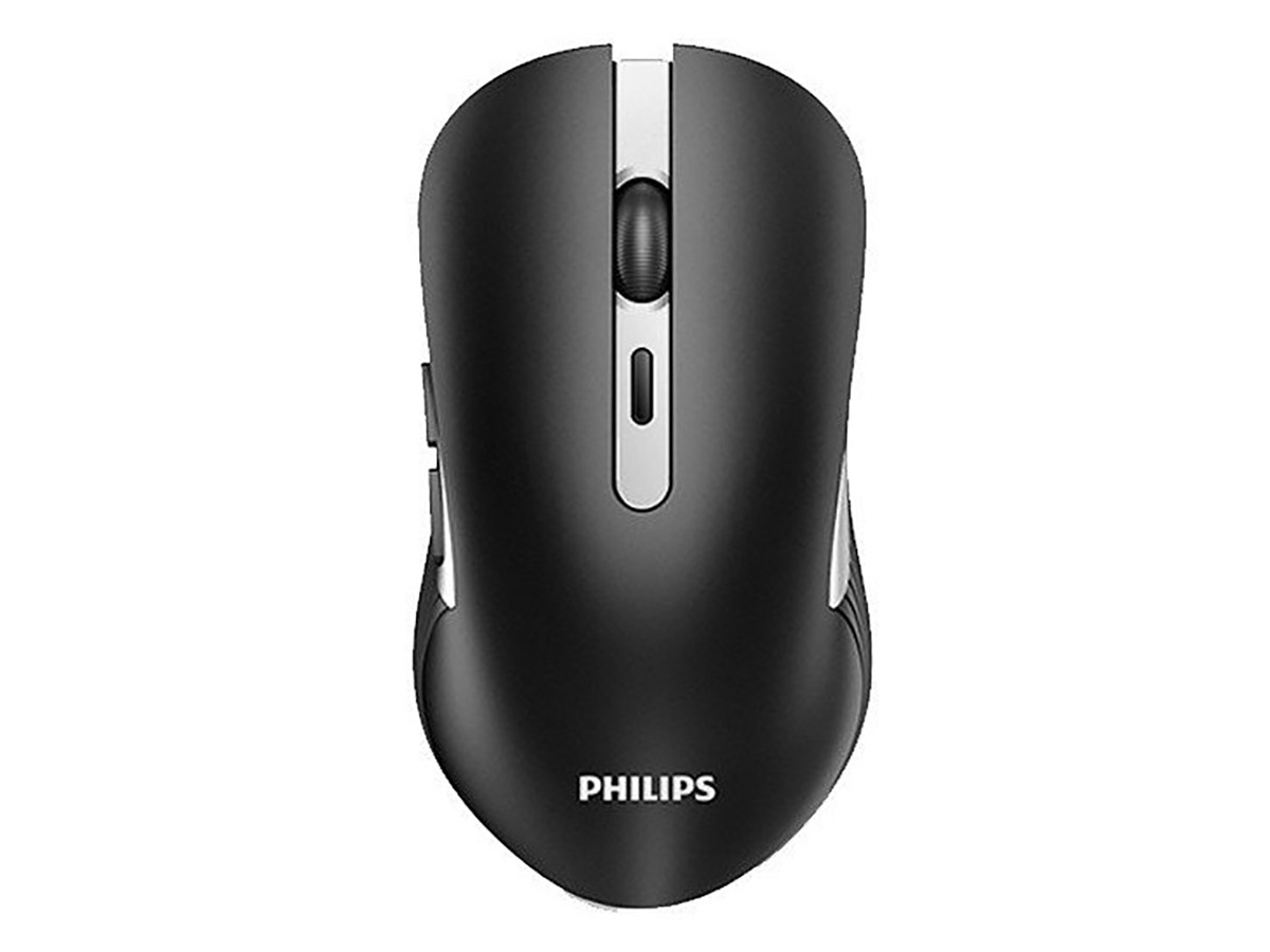 Беспроводная мышь Philips M525 серебристый, черный