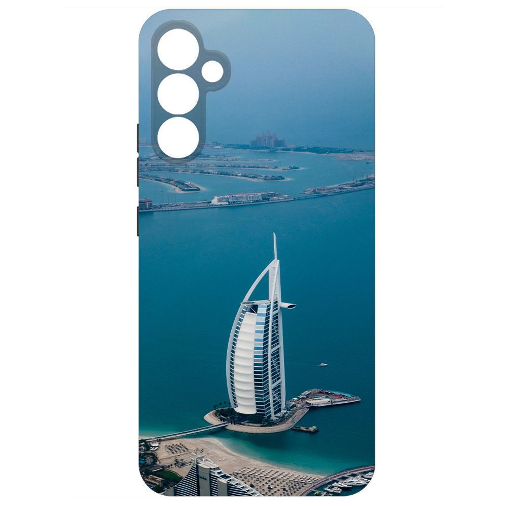 

Чехол-накладка Krutoff Soft Case ОАЭ, Бурдж-эль-Араб для Samsung Galaxy A34 5G A346, Черный