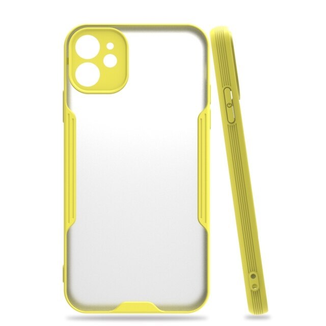фото Чехол накладка lovvikan bubble для iphone 12/12 pro (6.1), жёлтый