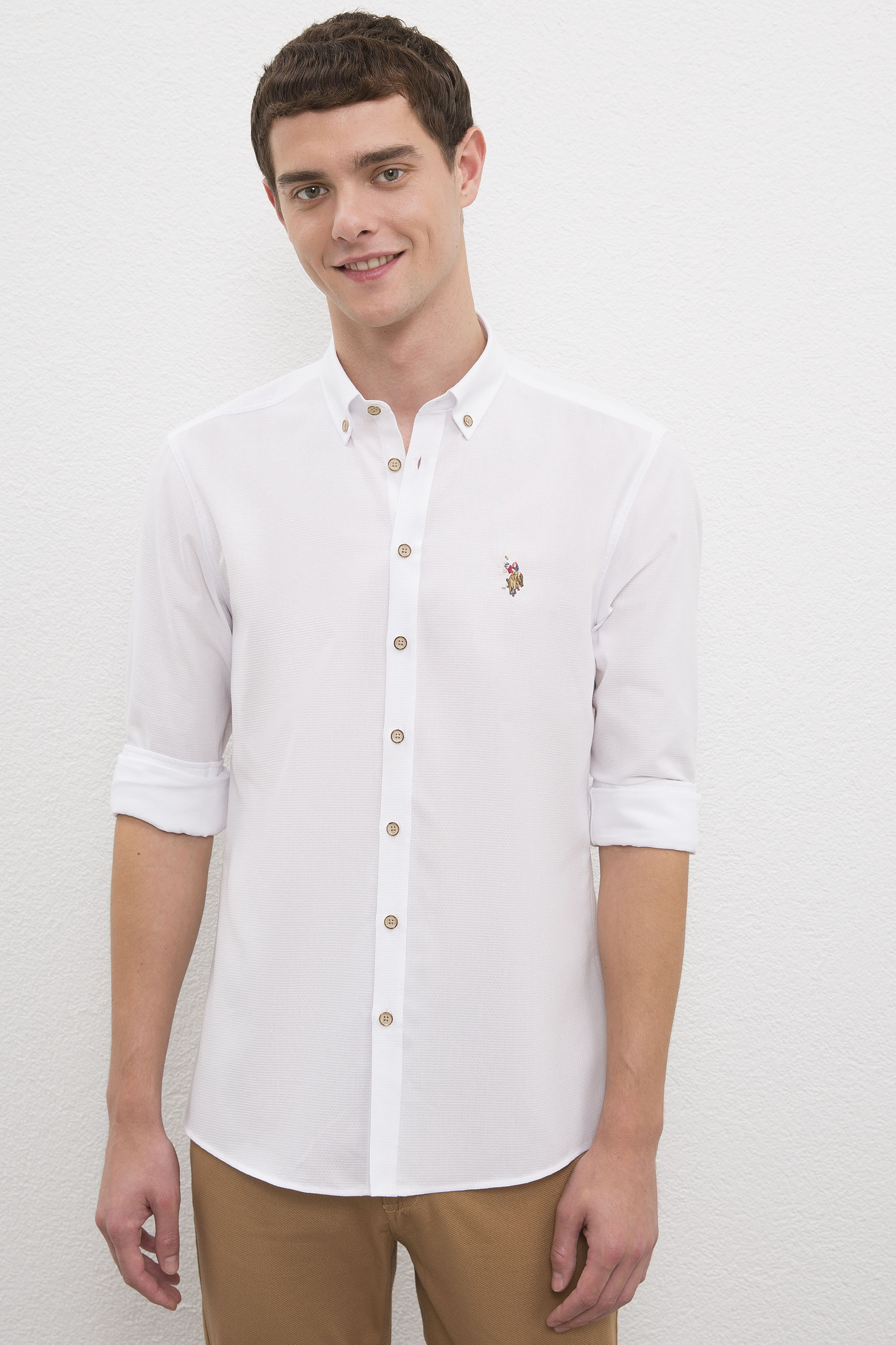 

Рубашка мужская U.S. POLO Assn. G081SZ0040NOVAYA020Y белая 2XL, G081SZ0040NOVAYA020Y