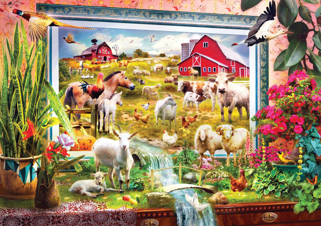 

Пазл Bluebird Magic Farm Painting 1000 эл. BL70029
