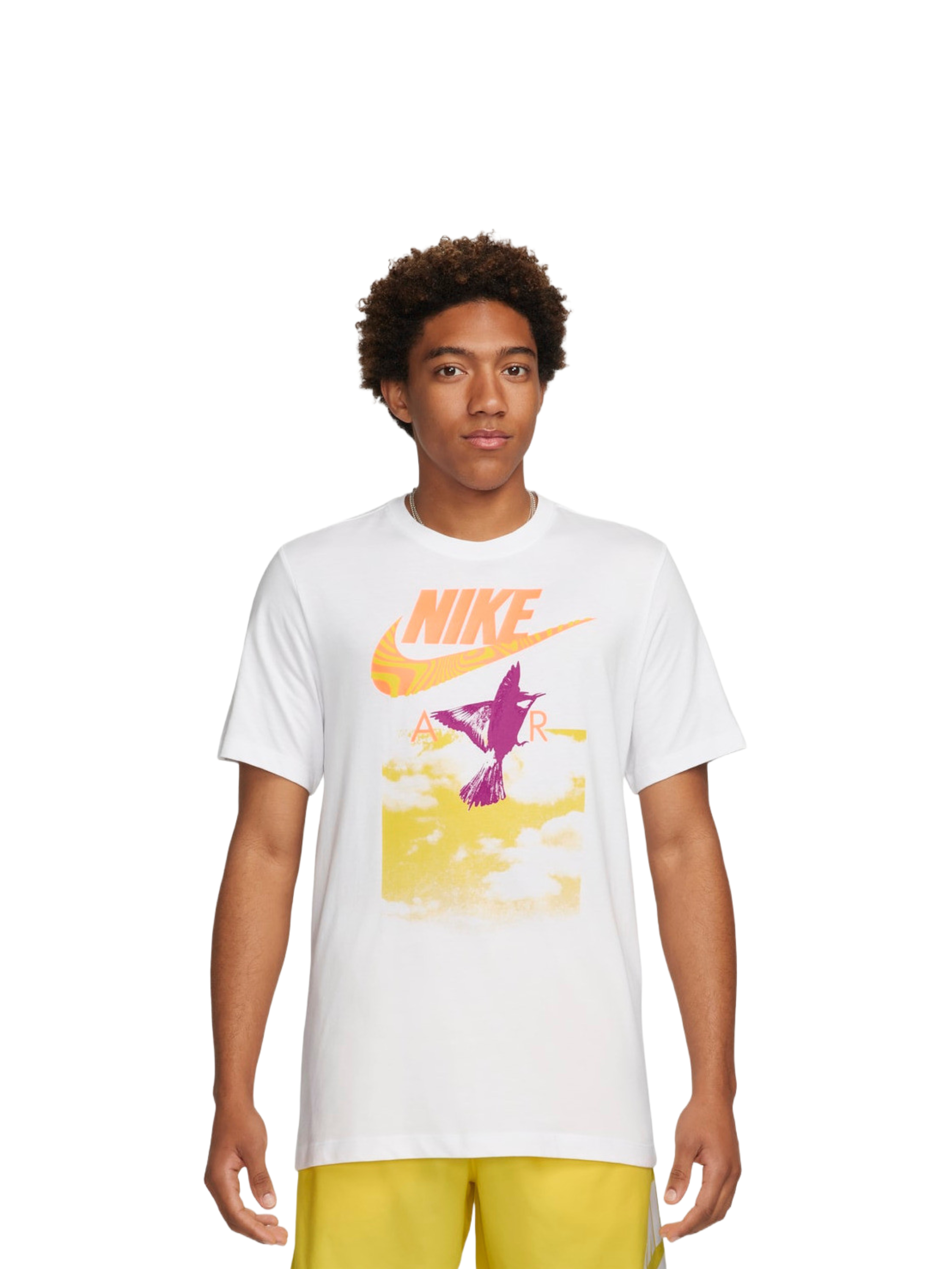 

Футболка мужская Nike Sportswear Brandriff In Air Tee белая XXL, Белый, Sportswear Brandriff In Air Tee