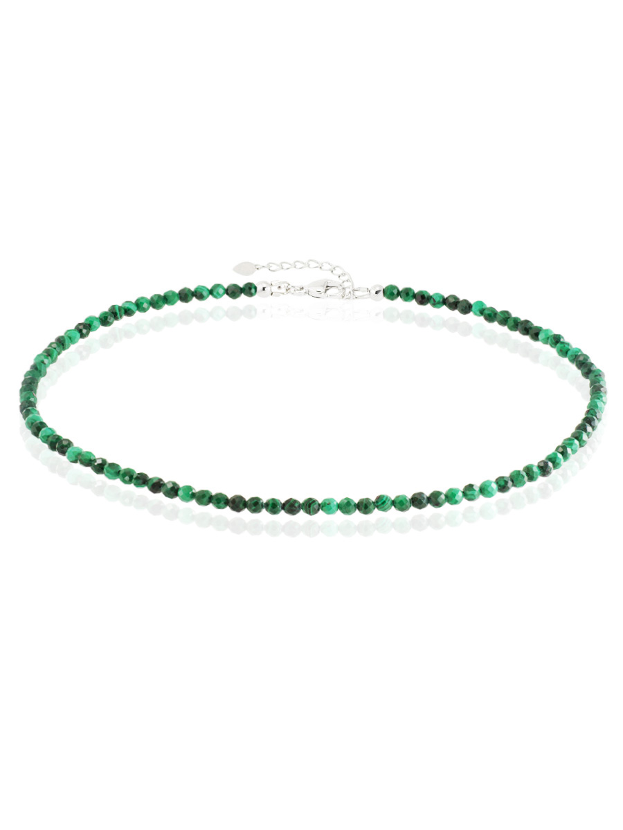 

Чокер из бижутерного сплава 39 см Alerie-Accessories A-N112, малахит, A-N112