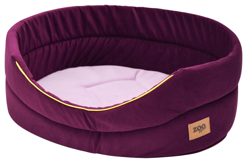 

Лежанка Zooexpress Ампир лиловый/баклажан для кошек и собак 58 х43 х18 см