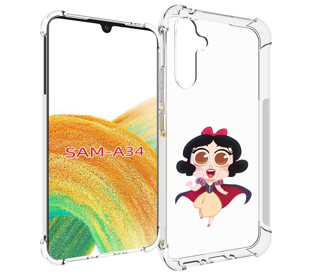 

Чехол MyPads принцеска-нарисованная женский для Samsung Galaxy A34, Tocco