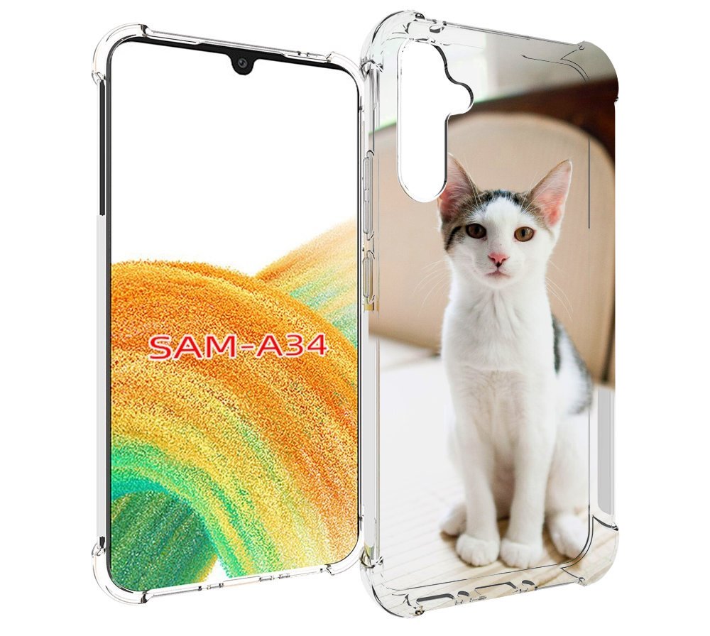 

Чехол MyPads порода кошка эгейская для Samsung Galaxy A34, Tocco