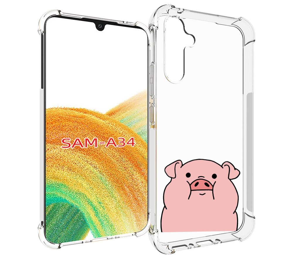 

Чехол MyPads полная-свинья для Samsung Galaxy A34, Tocco