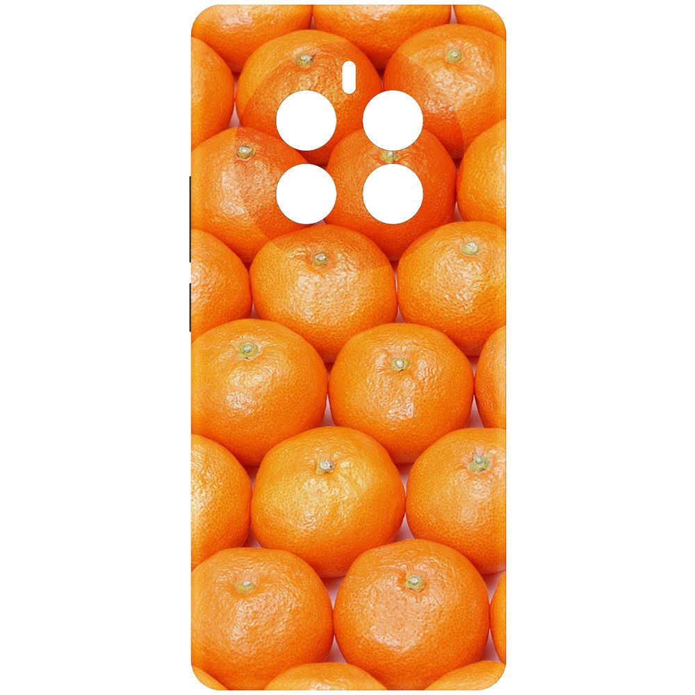 

Чехол-накладка Krutoff Soft Case Мандаринки для Realme 12 Pro 5G черный