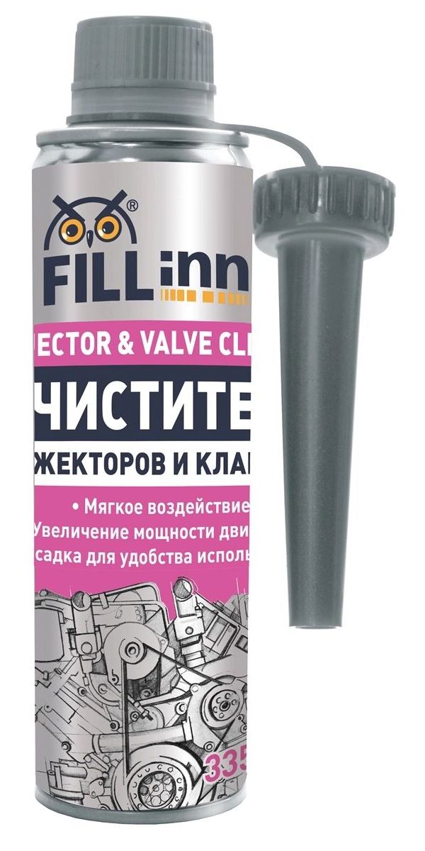 Очиститель инжектора и клапанов 40-60л 335мл Fillinn Fl060 FILL INN FL060