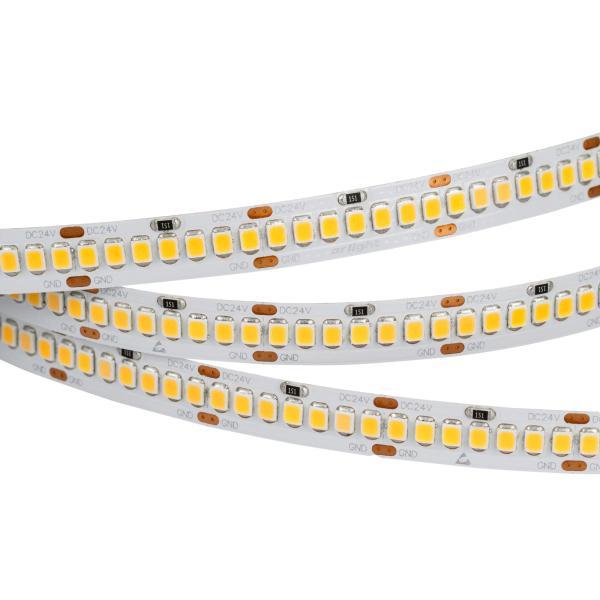 фото Светодиодная лента arlight 11w/m 252led/m 2835smd теплый белый 5m 028619