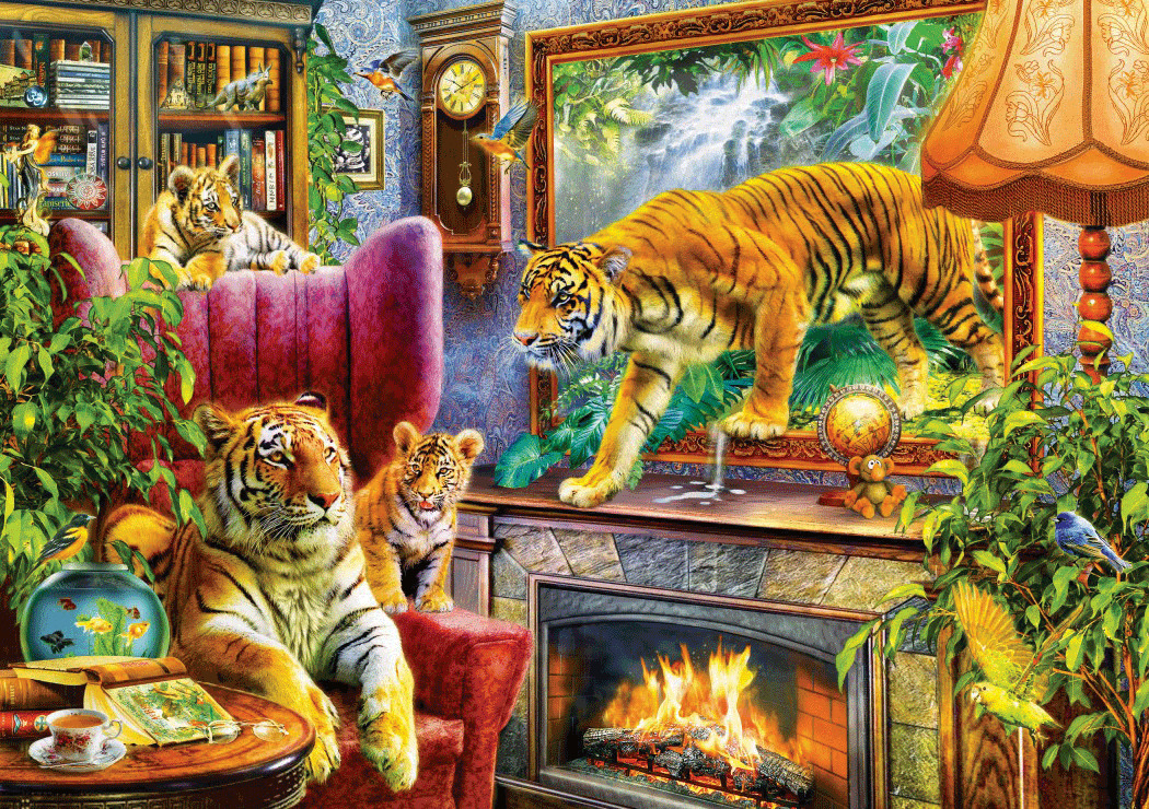 

Пазл Bluebird Tigers Coming to Life 1000 эл. BL70310-P