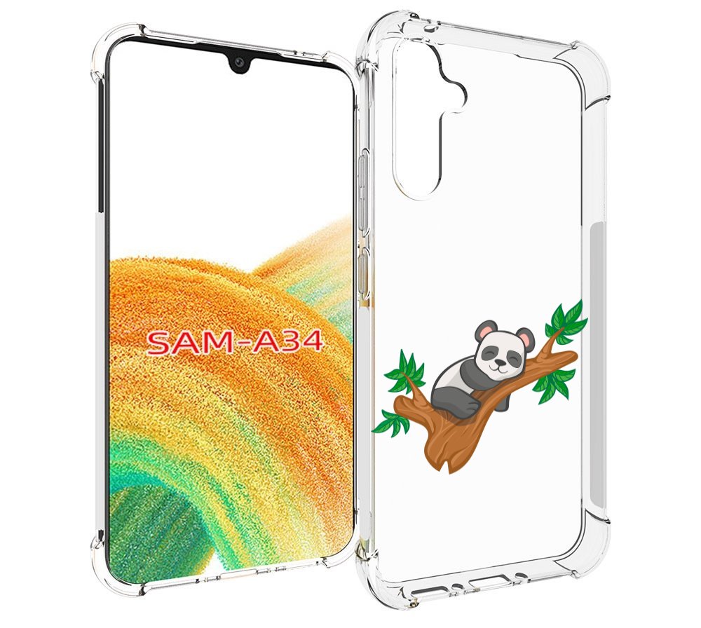

Чехол MyPads панда-на-деревце для Samsung Galaxy A34, Tocco