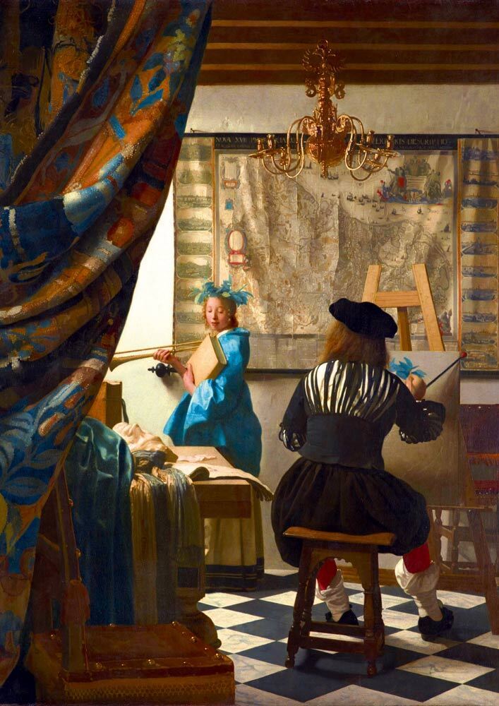 

Пазл Bluebird Johannes Vermeer - Art of Painting, 1668, 1000 эл. BL60083