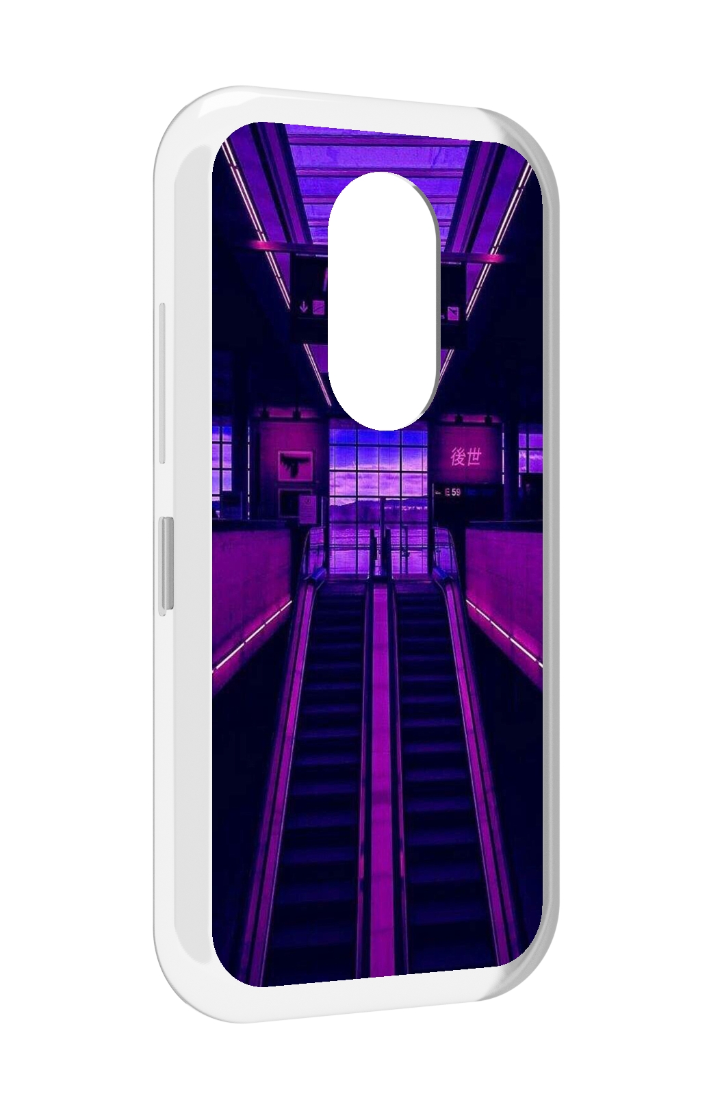 

Чехол MyPads фиолетовый эскалатор для Doogee S61 / S61 Pro, Прозрачный, Tocco