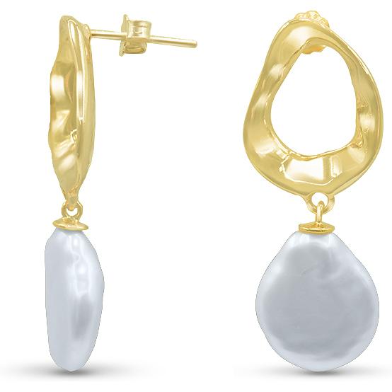 

Серьги женские из серебра Silver Wings 22ea1705gp-204, жемчуг, 22ea1705gp-204