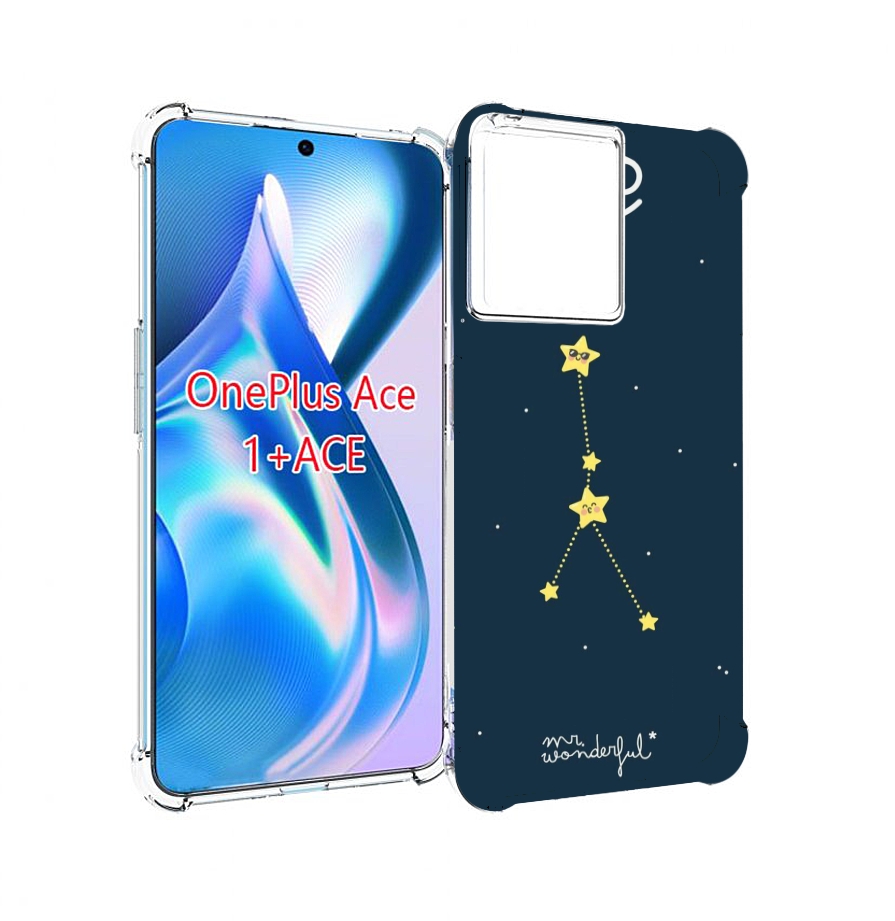 

Чехол MyPads знак-зодиака-рак-3 для OnePlus Ace, Прозрачный, Tocco