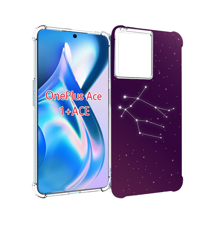 

Чехол MyPads знак-зодиака-близнецы-4 для OnePlus Ace, Прозрачный, Tocco