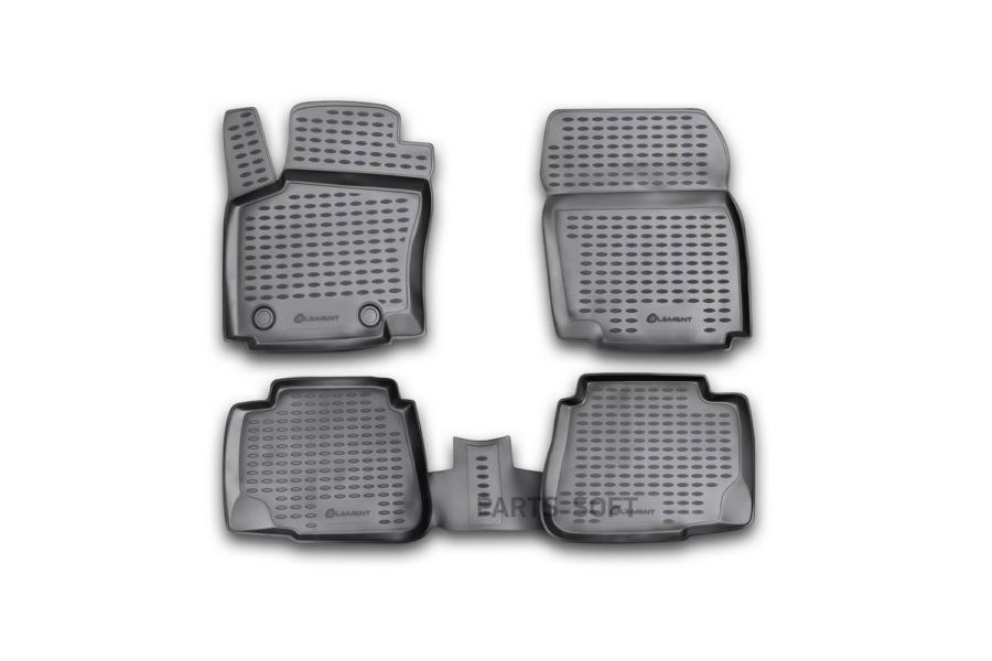 

AUTOFAMILY Коврики в салон FORD Mondeo 2007-2014, 4 шт. полиуретан