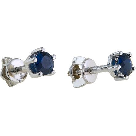 

Серьги женские из золота Лукас-Голд E01-C-BS-0101-SA, сапфир, E01-C-BS-0101-SA