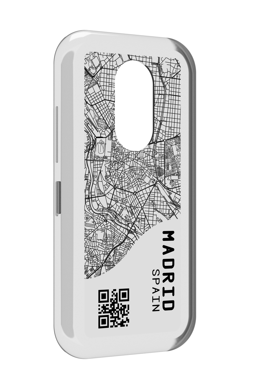 

Чехол MyPads схема-мадрид для Doogee S61 / S61 Pro, Прозрачный, Tocco