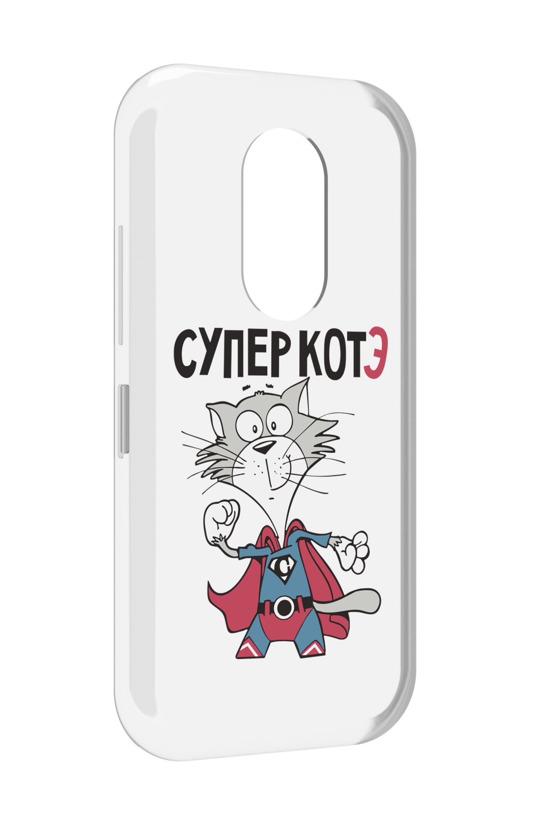 

Чехол MyPads супер-котэ для Doogee S61 / S61 Pro, Прозрачный, Tocco