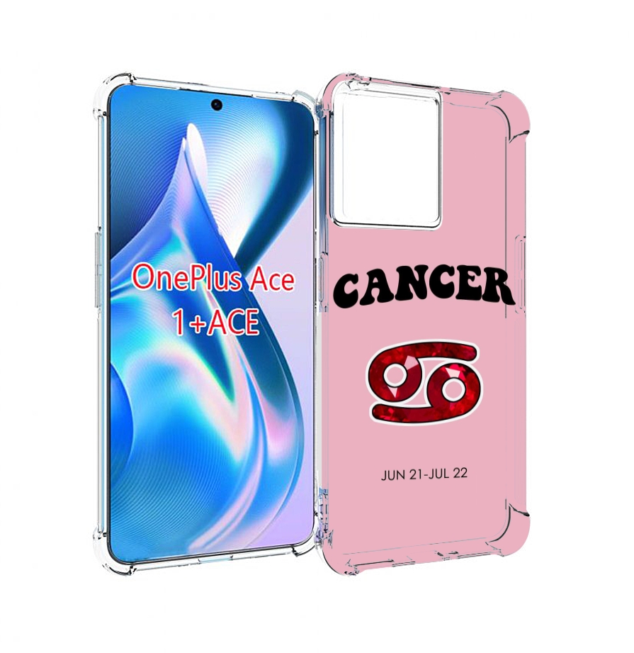 

Чехол MyPads знак зодиака рак 1 для OnePlus Ace, Прозрачный, Tocco