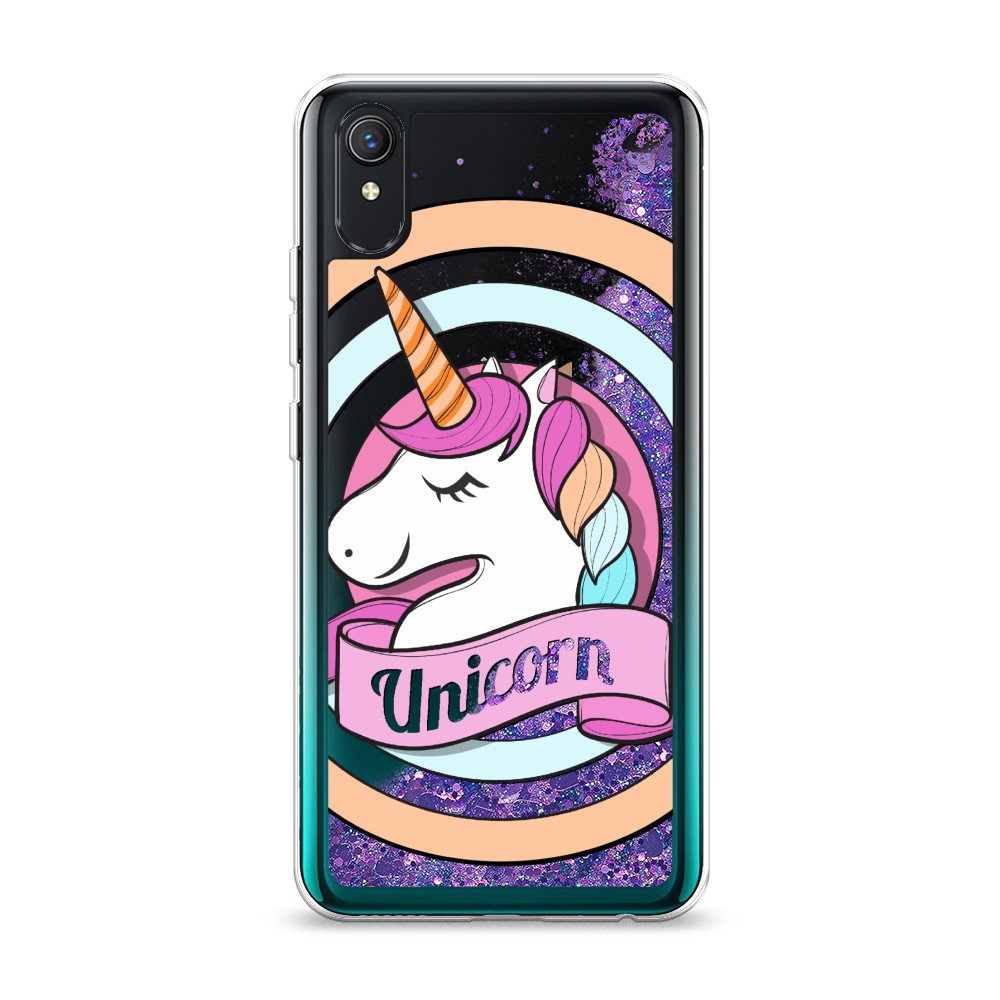 

Жидкий чехол с блестками "Unicorn зефирный" на Vivo Y1s, 263292-1