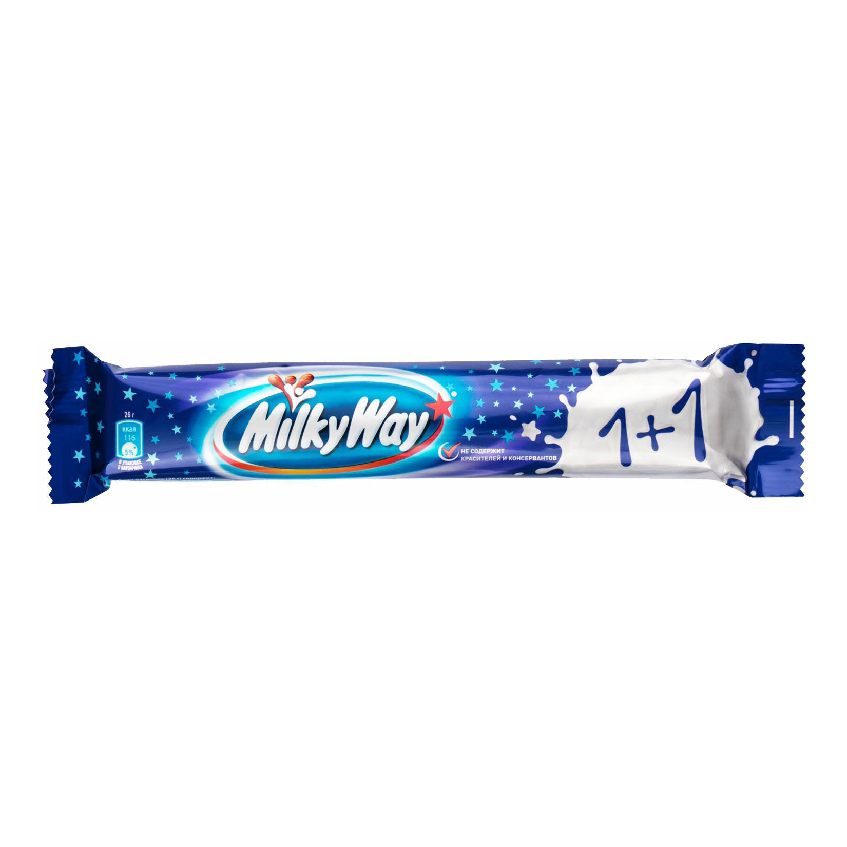 

Батончик Milky Way 1+1 шоколадный 52 г