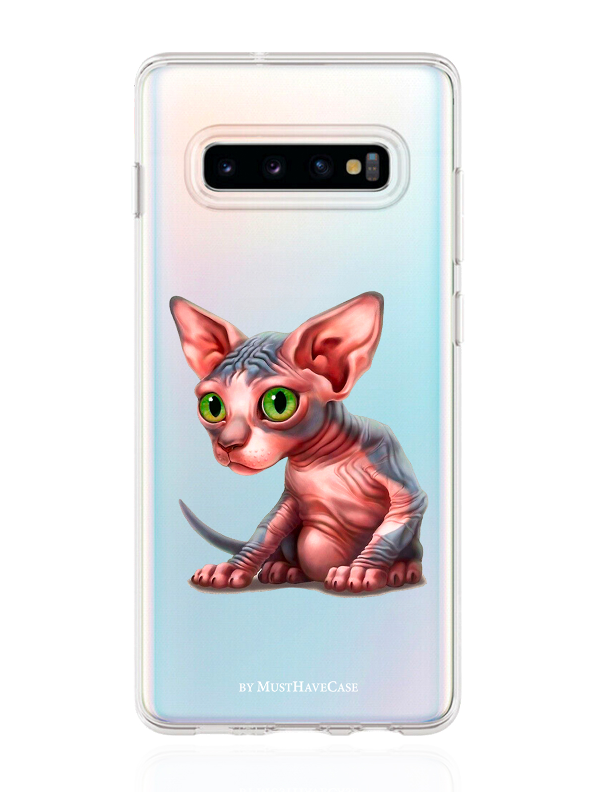 

Чехол MustHaveCase для Samsung Galaxy S10 Plus Сфинкс прозрачный, Samsung Galaxy S10 Plus Sphinx/ Сфинкс