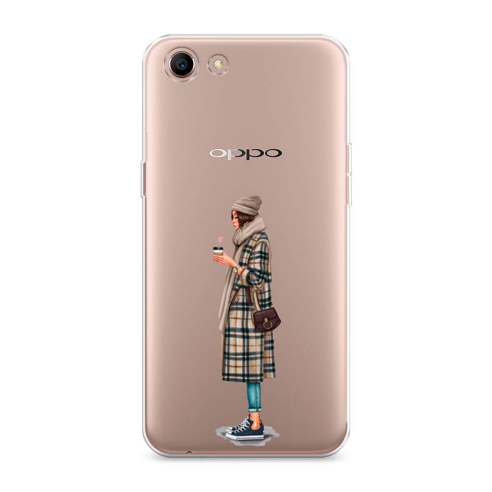 

Чехол для Oppo A83 "Утренний кофе", Коричневый;бежевый, 250150-6