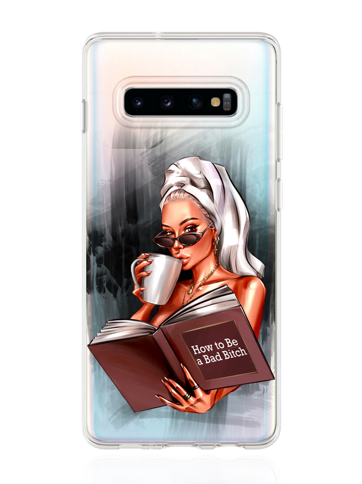 фото Чехол musthavecase для samsung galaxy s10 plus how to be a bad bitch прозрачный