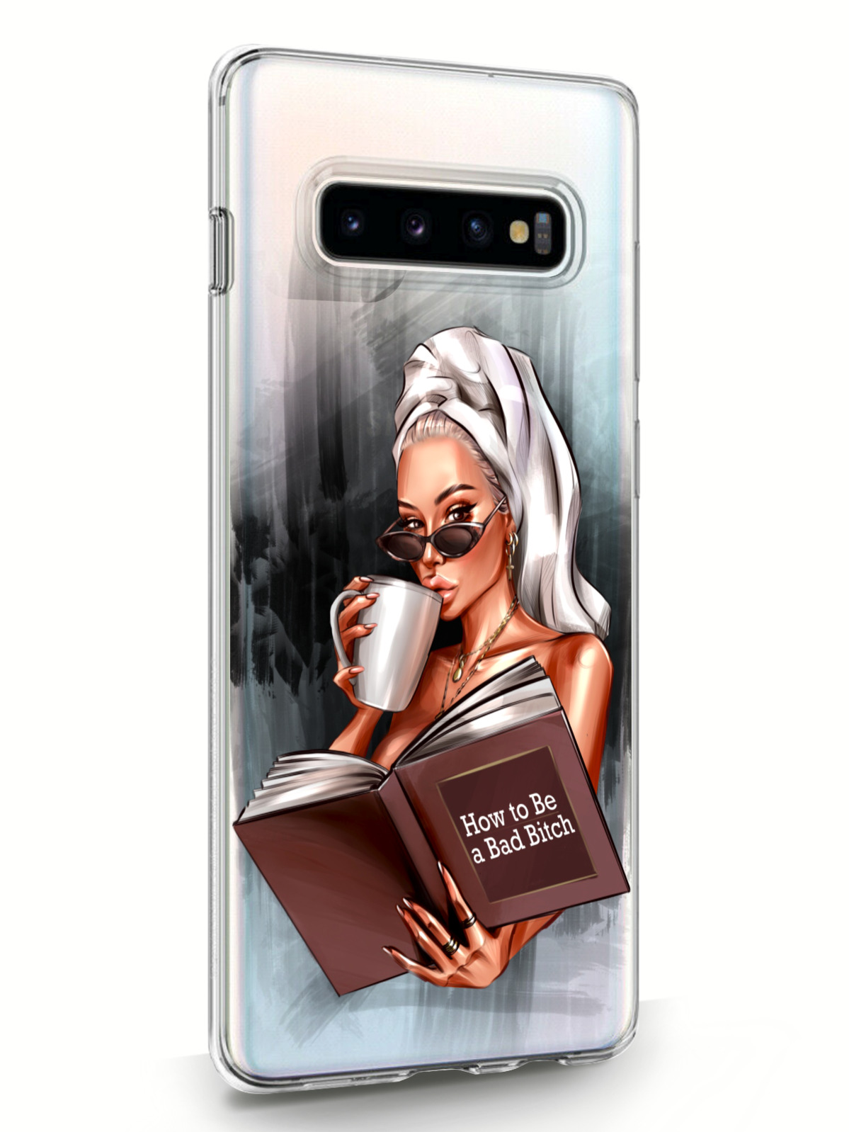 фото Чехол musthavecase для samsung galaxy s10 plus how to be a bad bitch прозрачный