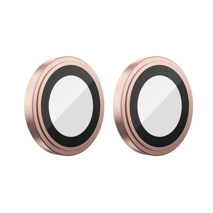 

Защитное стекло камеры iPhone 13/13 Mini металлик (розовый)