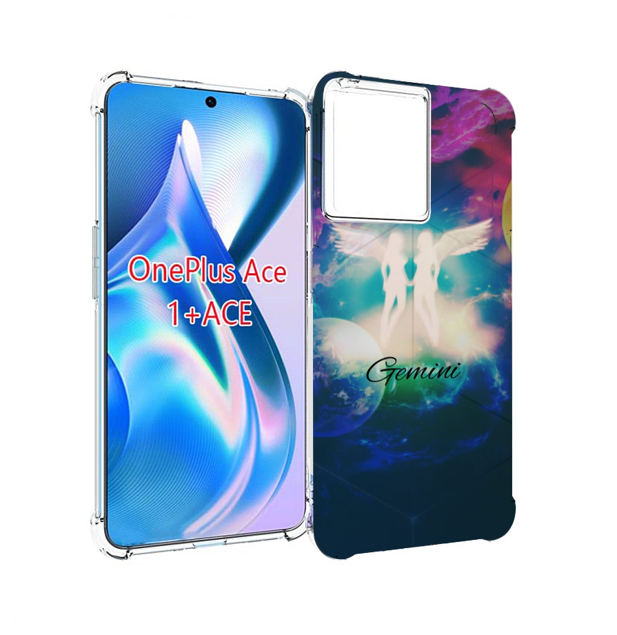 

Чехол MyPads знак зодиака близнецы 3 для OnePlus Ace, Прозрачный, Tocco