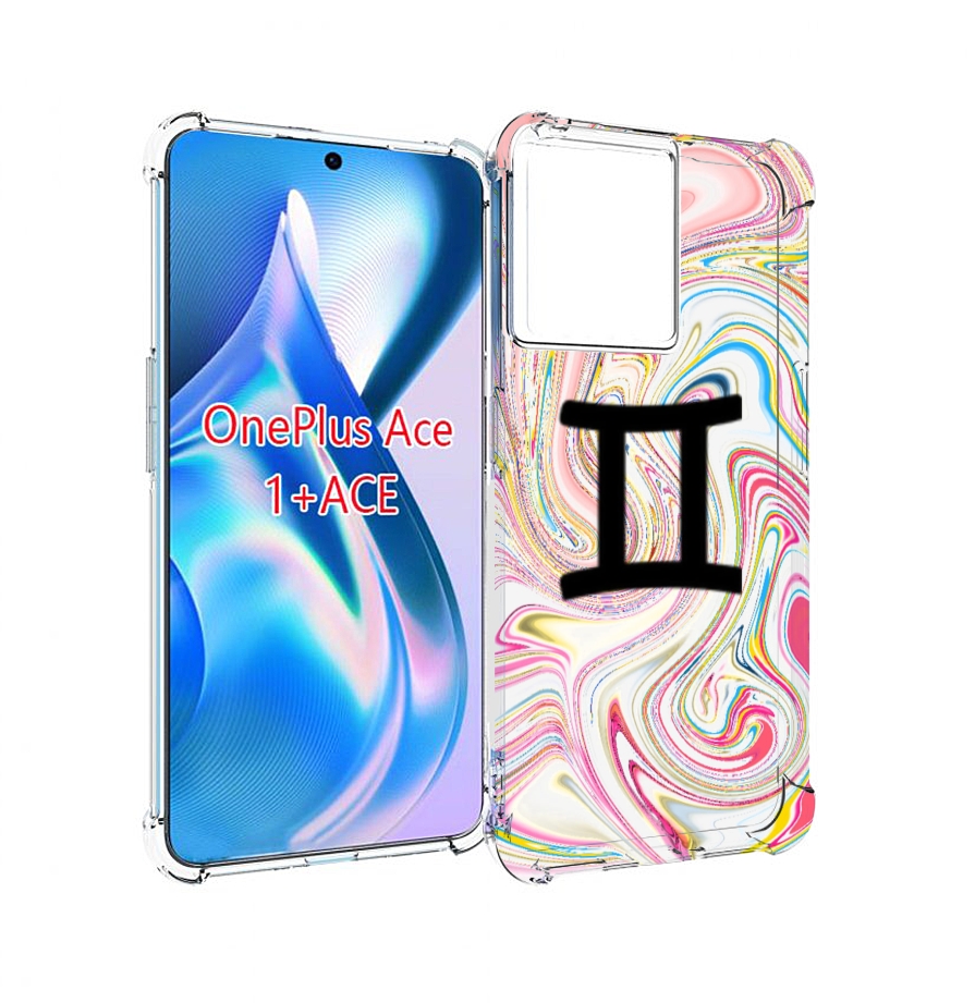 

Чехол MyPads знак зодиака близнецы 2 для OnePlus Ace, Прозрачный, Tocco