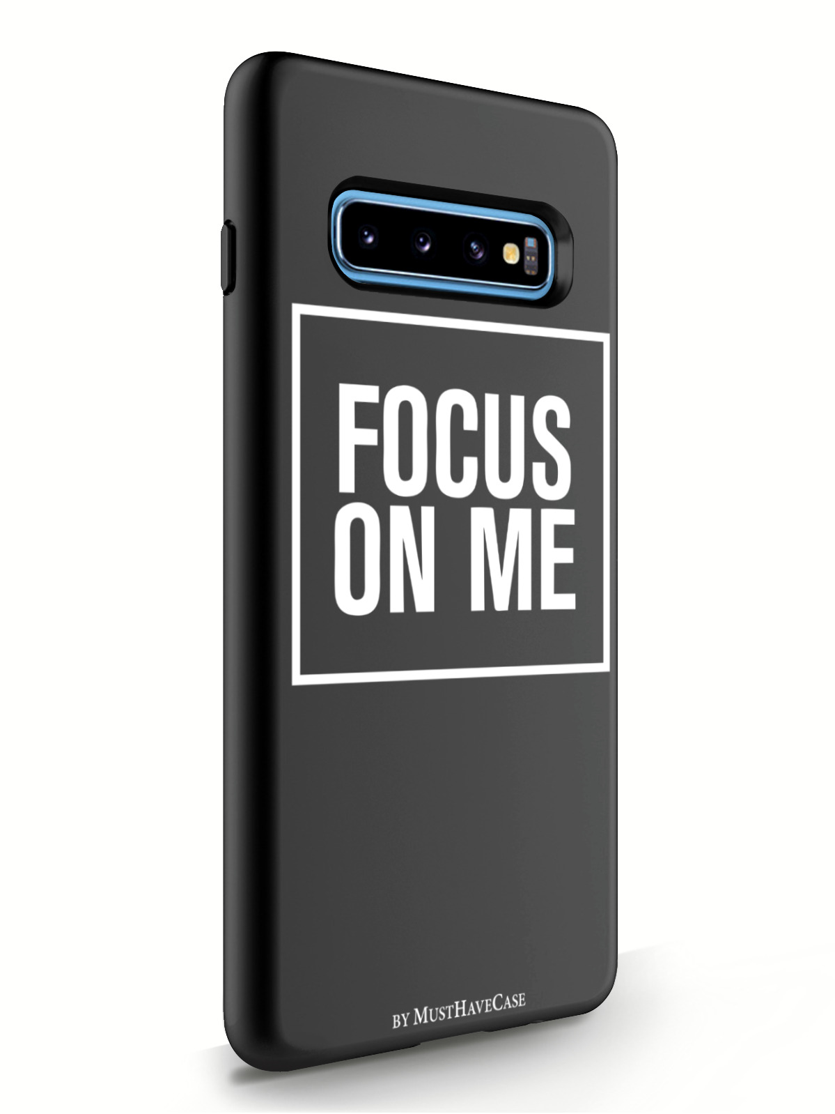 фото Чехол musthavecase для samsung galaxy s10 plus focus on me черный