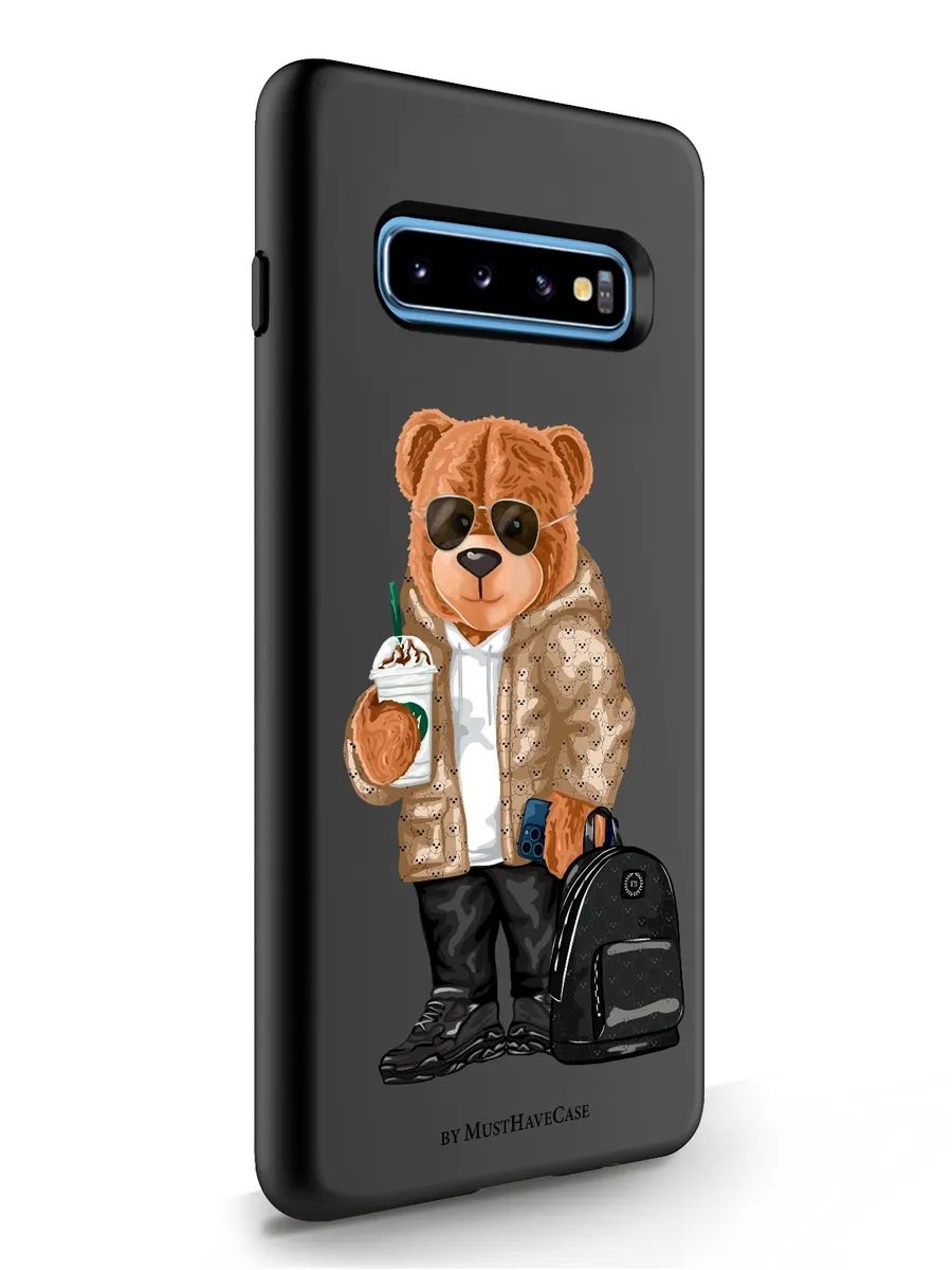 

Чехол MustHaveCase для Samsung Galaxy S10 Plus Tony Style в очках черный, Samsung Galaxy S10 Plus Tony Style в очках
