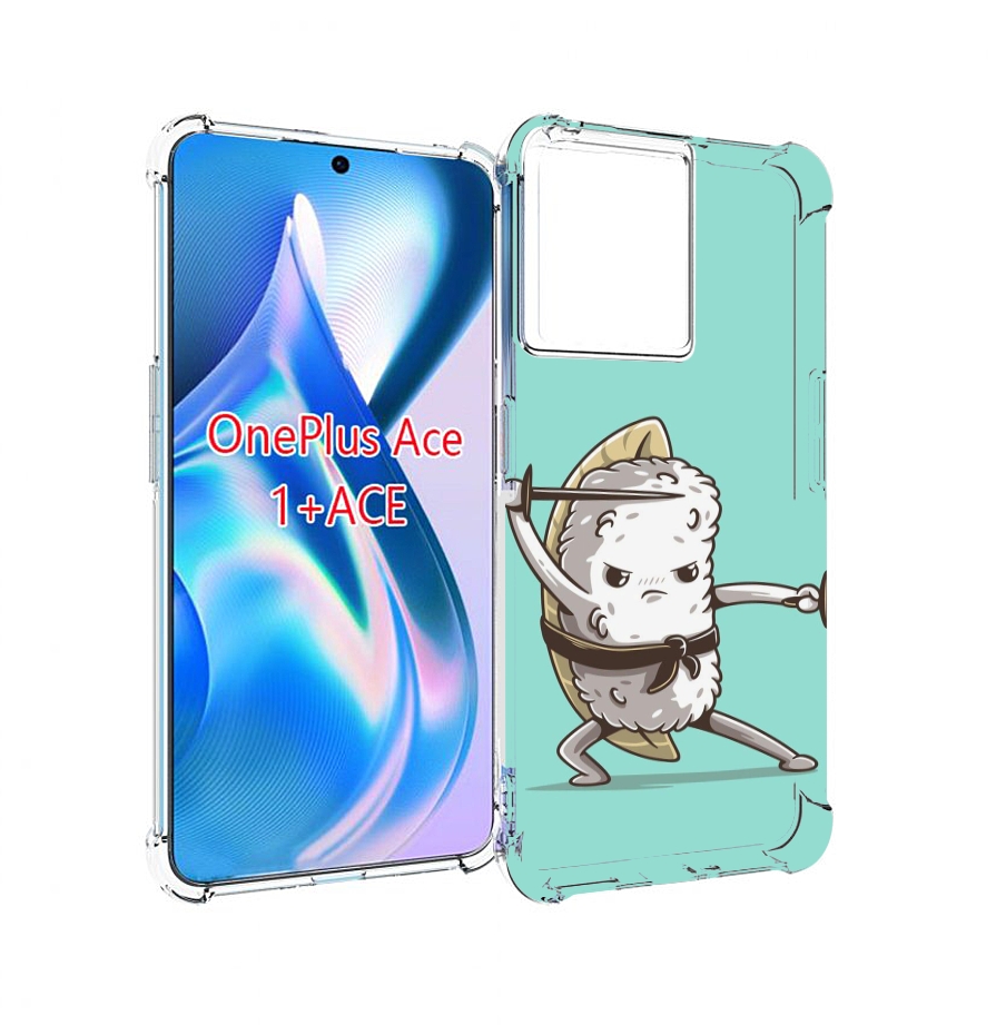 

Чехол MyPads злой суши детский для OnePlus Ace, Прозрачный, Tocco