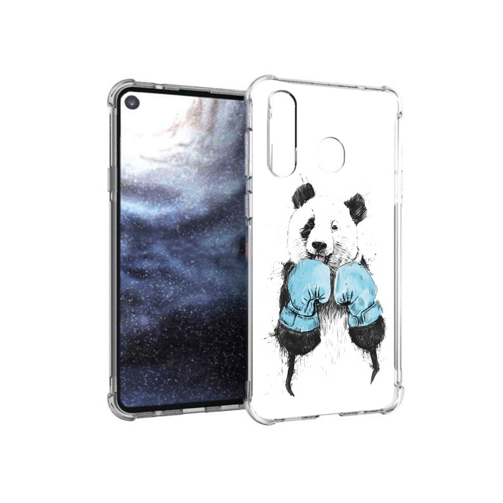 

Чехол MyPads Tocco для Samsung Galaxy A8s панда боксер (PT124633.501.531), Прозрачный, Tocco