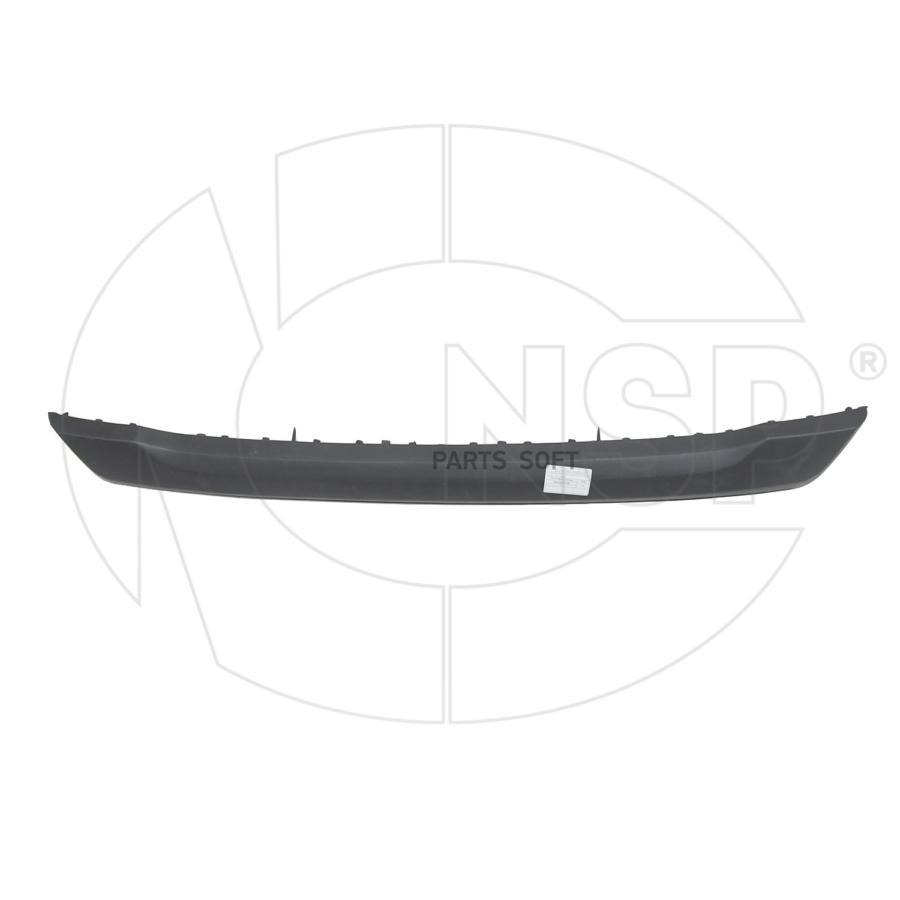 Накладка бампера переднего HYUNDAI Creta (16-) (black)