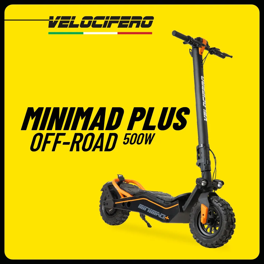 Электросамокат Velocifero MINIMAD PLUS 500 W City оранжевый 10500000₽