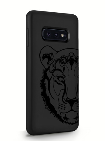 фото Чехол musthavecase для samsung galaxy s10e львица черный