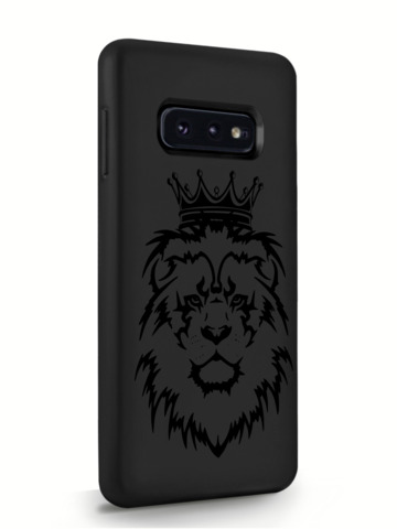 фото Чехол musthavecase для samsung galaxy s10e лев черный