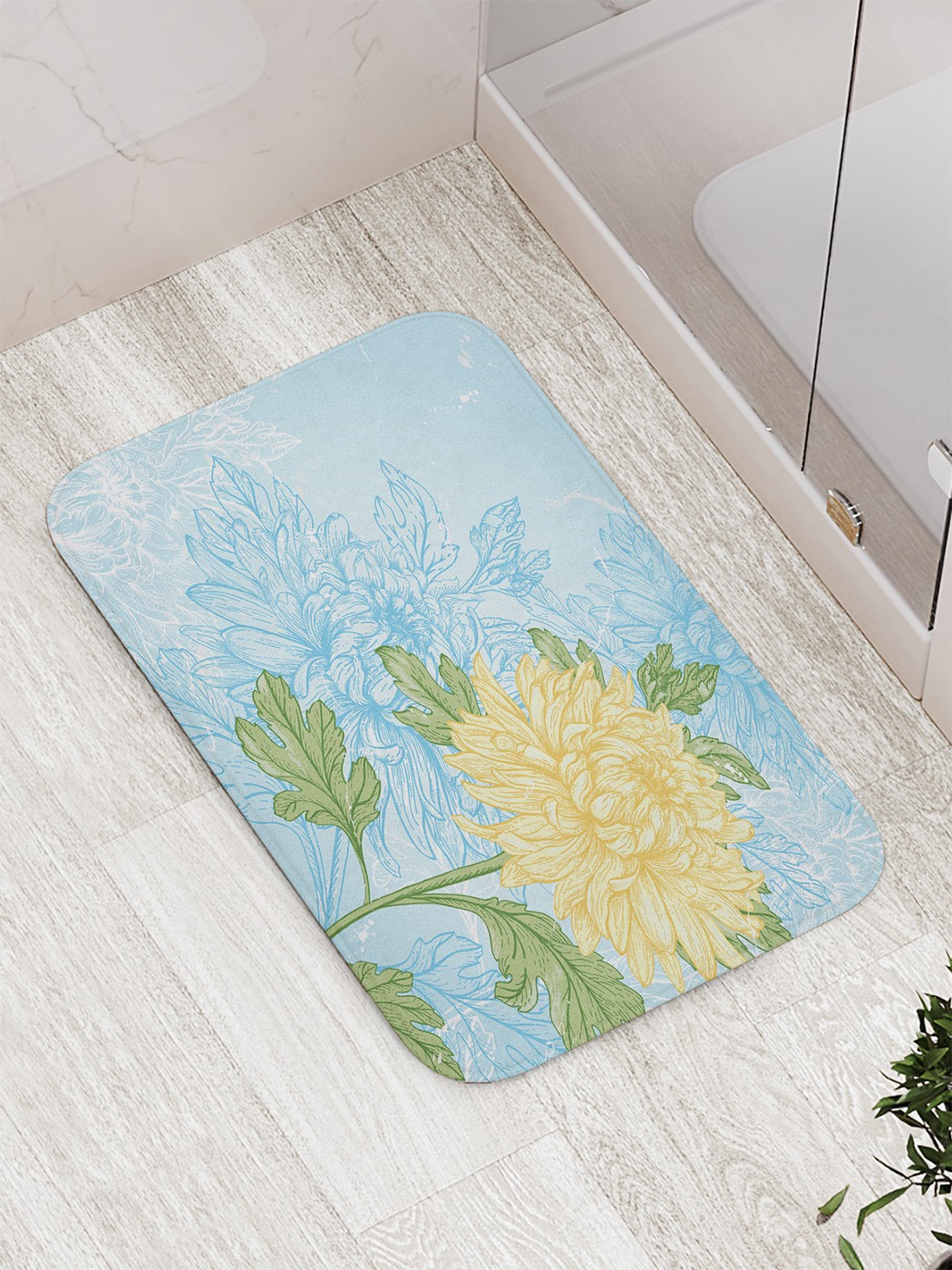 

bath_69606 Коврик противоскользящий для ванной, сауны, бассейна, 77х52 см