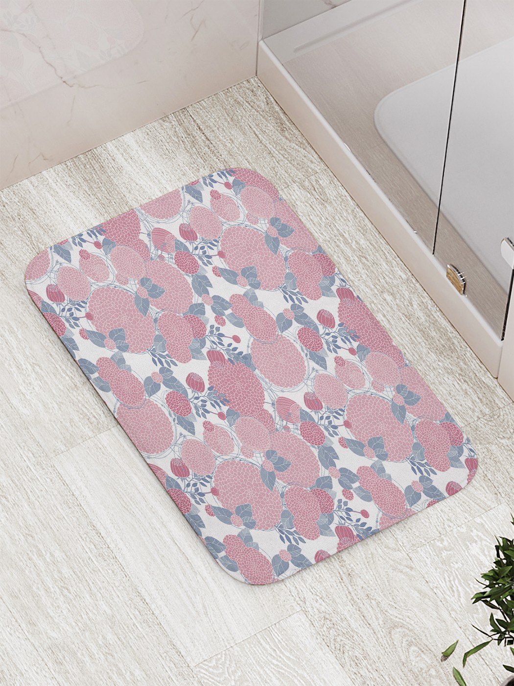 

bath_69603 Коврик противоскользящий для ванной, сауны, бассейна, 77х52 см